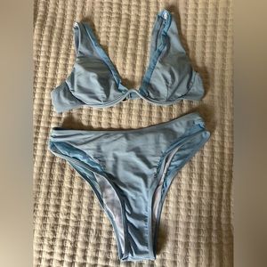 Shein Underwire High Cut Bikini